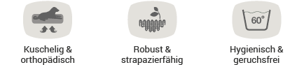 kuschelig & orthopädisch, robust & strapazierfähig, hygienisch & geruchsfrei - HOUND & NATURE kuschelig & orthopädisch, robust & strapazierfähig, hygienisch & geruchsfrei - HOUND & NATURE