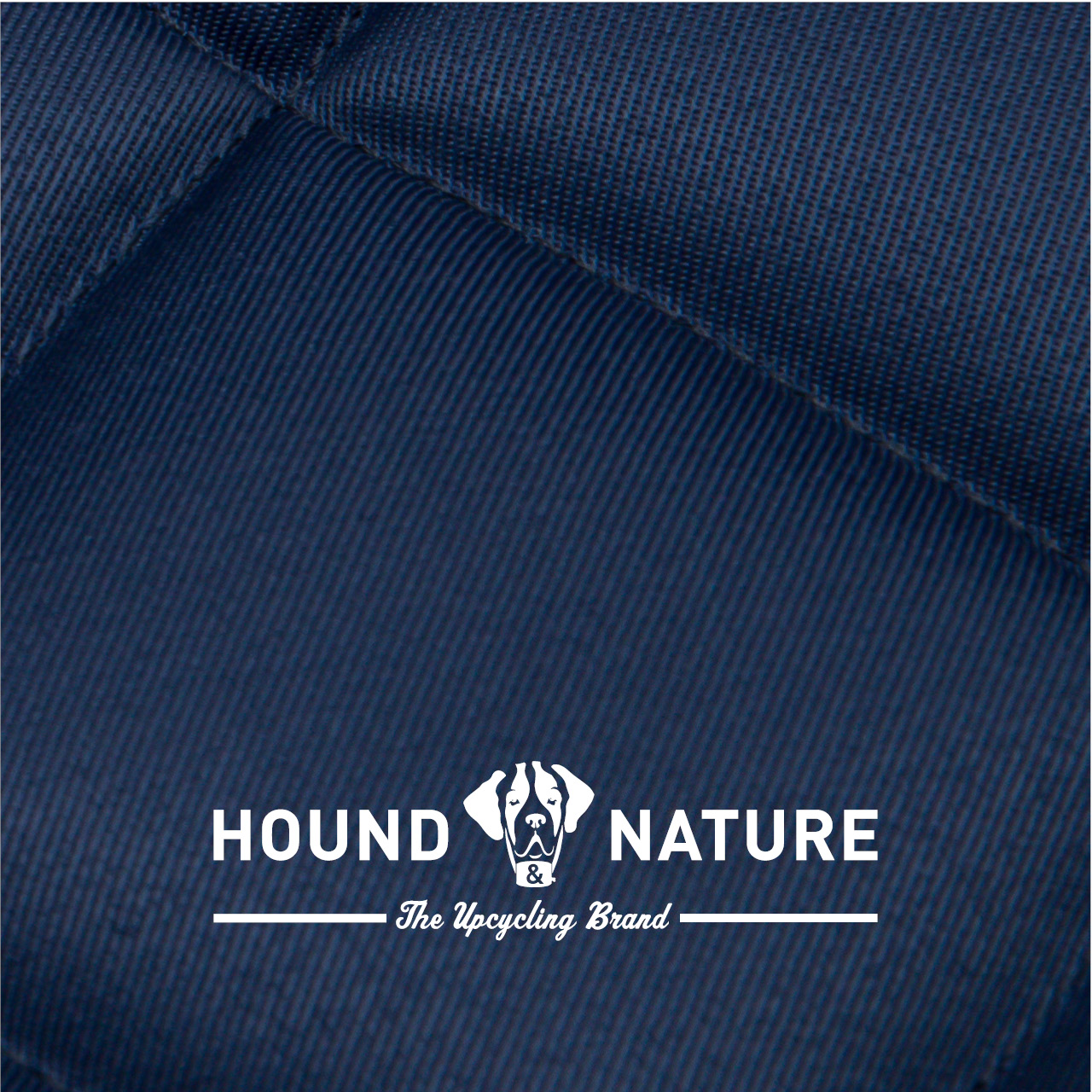 Öko-Hundedecke Davos blau, strapazierfähiges, weiches Baumwollmischgewebe - HOUND & NATURE