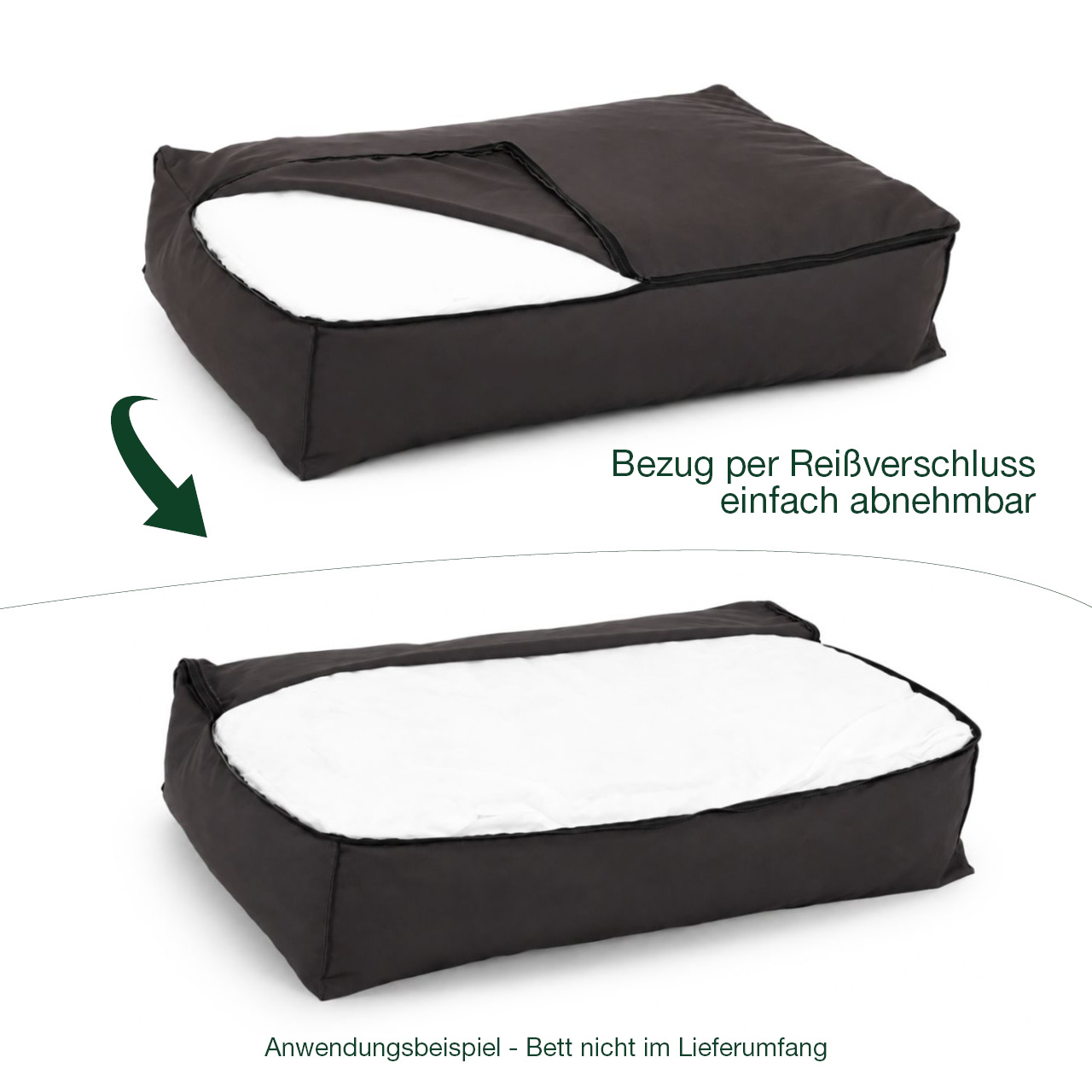 WASSERDICHTER Baumwoll-Überzug für Hundekissen BUDDYstyle dunkelblau